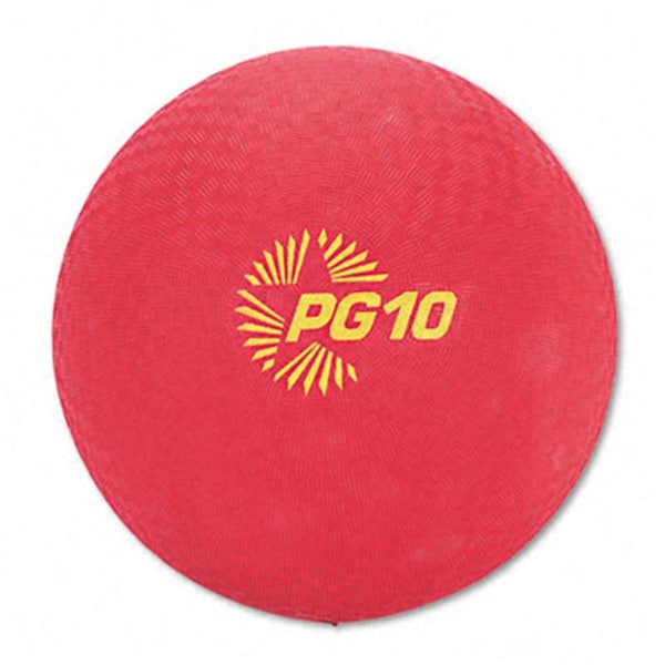 Champion Sports DDI 508569 Playground Ball Nylon 10 Red, 4PK CH32188 - main